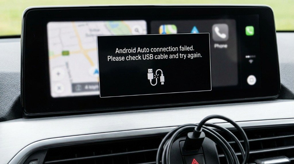 Fix Android Auto Connection Issues - Dashboard Connection Failed Alert