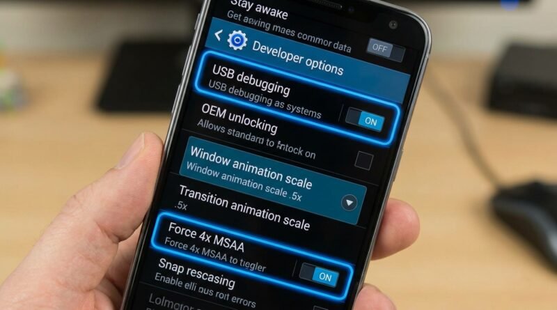 Master Android Developer Options: 15 Hidden Settings for Power Users - Android Guide Visual
