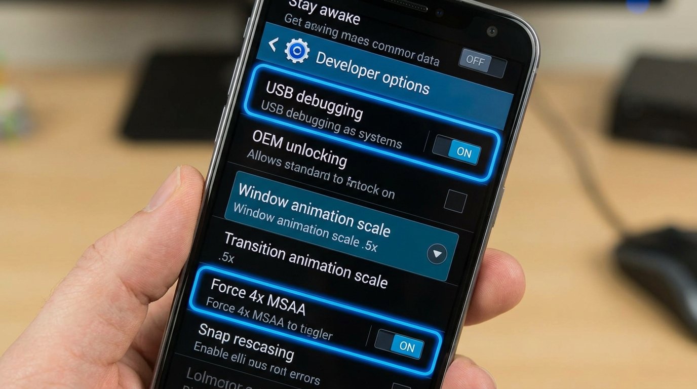 Master Android Developer Options: 15 Hidden Settings for Power Users - Android Guide Visual