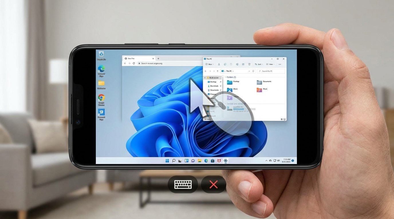 Top 5 Best Remote Desktop Apps for Android to Access PC Anywhere - Android Guide Visual