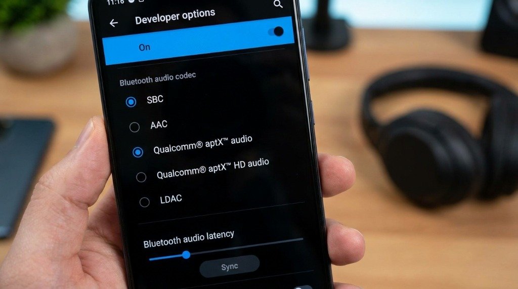 Fix Bluetooth Audio Delay on Android - Developer Options Audio Codec Selection