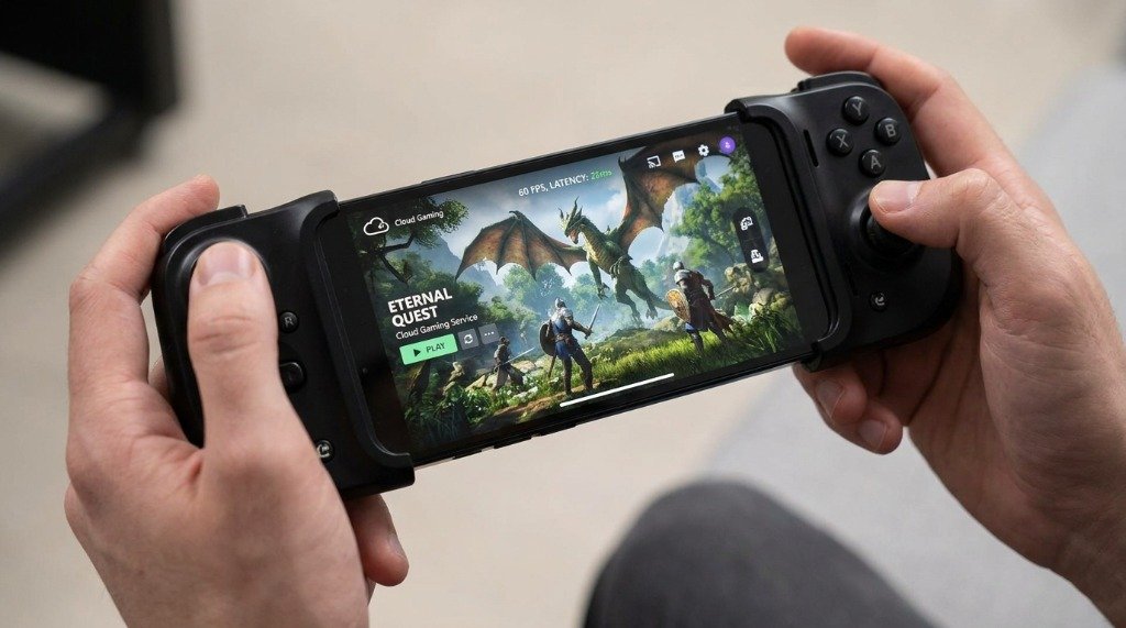 Best Cloud Gaming Apps for Android - Mobile Controller Gameplay with 60FPS Latency Display