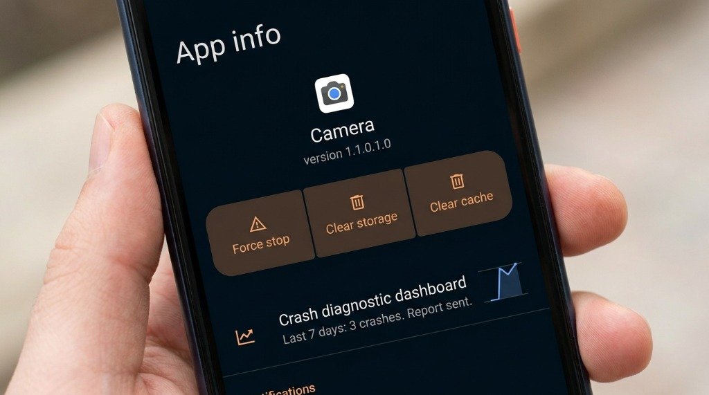 How to Fix Android App Crashing and Freezing Issues - App Info Diagnostic Screen