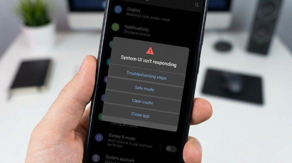 Fix System UI Isn't Responding Error on Android - Troubleshooting Dialog Popup
