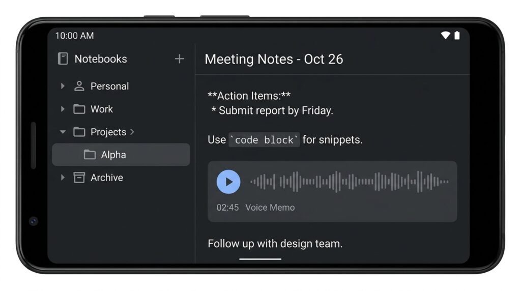 Top 8 Note-Taking Apps for Android Students and Professionals - Android Guide Visual