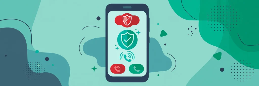 Block spam calls and texts on Android — phone with spam call blocking