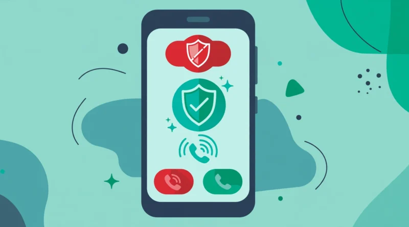 Block spam calls and texts on Android — phone with spam call blocking